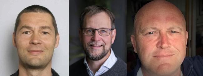 Arne Amdal, Anders Sanne og Per Gunnar Østerlie