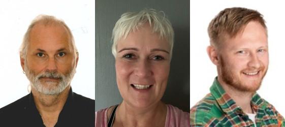 David Reid, Gro Blomgren og Vegard Topphol