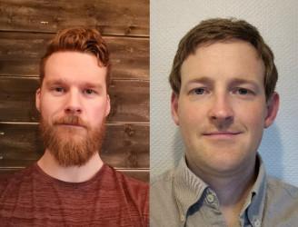 Thomas F. Eidissen og Oskar Wang